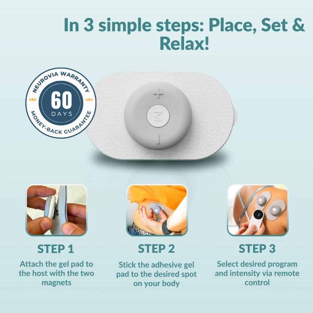Neurovia PulseRelief | Smart Neurostimulation Device for Muscles