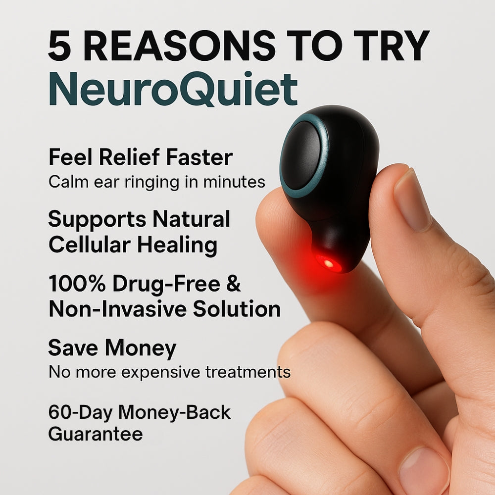 NeuroQuiet™ | 650nm Red Light Ear Therapy
