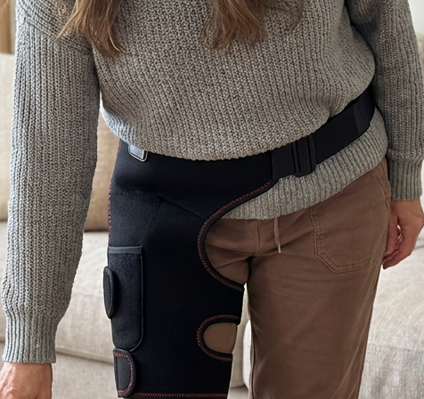 HipFix™ | 3-in-1 Therapy for Sciatica and Hip Pain: Heat, Massage, and Compression